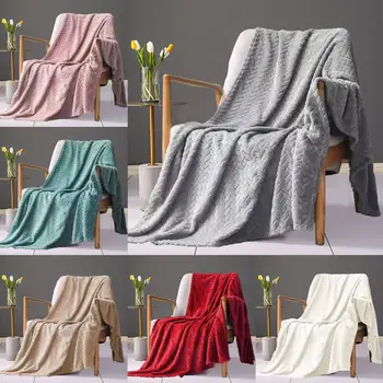 Фланелевое одеяло Прочное Фланелевое одеяло Уютные стильные фланелевые флисовые пледы для теплого декора Легкие Пыльные