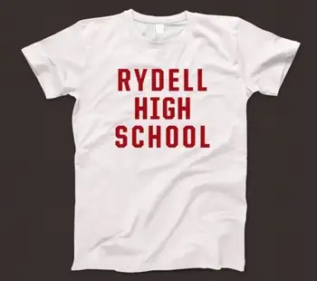 Футболка Rydell High School 578 Ретро Белая футболка унисекс с графическим рисунком
