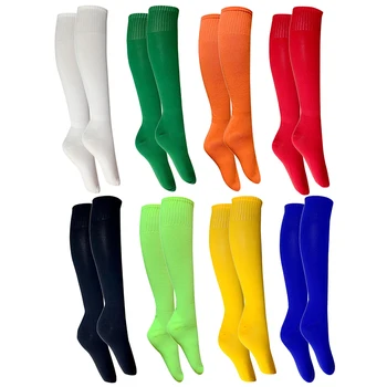 Футбольные Носки Дышащие Спортивные носки для регби на открытом воздухе выше колена Волейбол Бейсбол Хоккей Длинные носки для взрослых