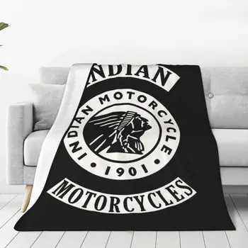 Черная пятница, индийские винтажные одеяла для мотоциклов, Пушистое забавное дышащее покрывало для кресла, покрывающее диван В течение всего сезона