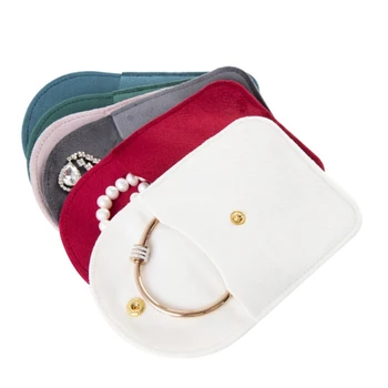 Элегантная фланелевая сумка для хранения ювелирных изделий, идеальная подарочная упаковка, пакеты для колец, браслетов, ожерелий и серег
