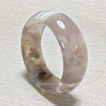 Ювелирный браслет с кристаллами вишневого Агата