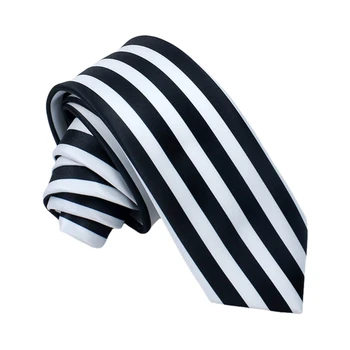 Японский галстук в черно-белую полоску, реквизит для костюма аниме-маскарада для косплея
