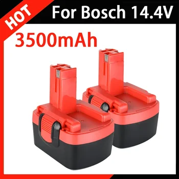 для Bosch 14,4 В 3500 мАч Перезаряжаемая Литиевая батарея, для Электроинструмента Bosch BAT140 BAT040 BAT041 BAT159 Заменить Литий-ионный аккумулятор