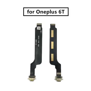 для Oneplus 6T USB-порт для зарядки, док-станция, гибкий кабель, запасные части для сборки, ремонт экрана телефона, запасные части