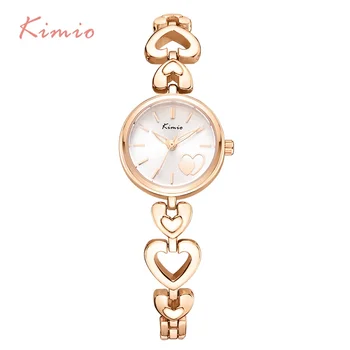 № 2 Женские часы бренда KIMIO, часы-браслет 